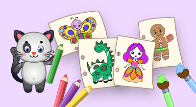 Coloring game for kids